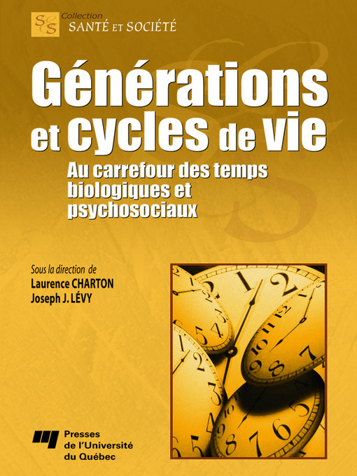 Title details for Générations et cycles de vie by Laurence Charton - Available